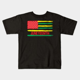 Juneteenth flag Kids T-Shirt